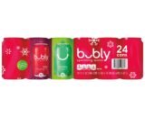 bubly Sparkling Water Holiday Variety Pack, 24 pk./12 oz.