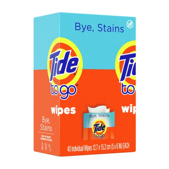 Tide To Go Instant Stain Remover Wipes, 40 ct.