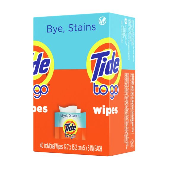 Tide To Go Instant Stain Remover Wipes, 40 ct.