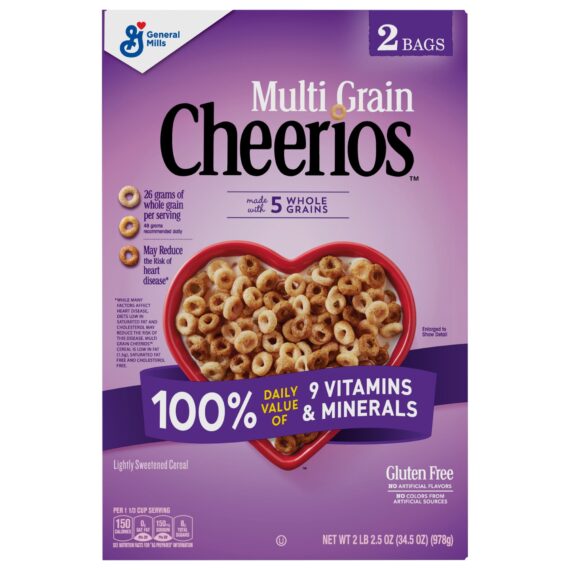 Cheerios Multi Grain Cereal, 2 ct.