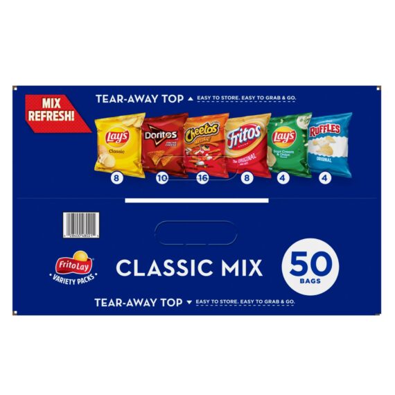 Frito-Lay Classic Mix Variety Pack, 50 ct.