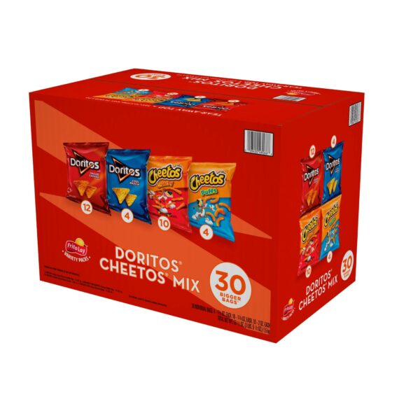 Frito-Lay Doritos and Cheetos Variety Pack, 30 ct.