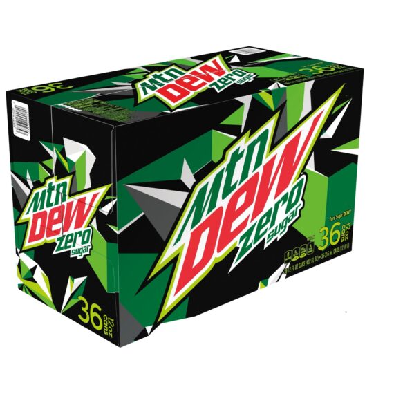 Mountain Dew Zero Sugar Soda, 36 pk./12 oz. cans