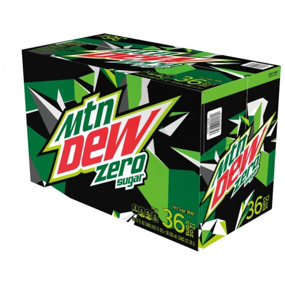 Mountain Dew Zero Sugar Soda, 36 pk./12 oz. cans