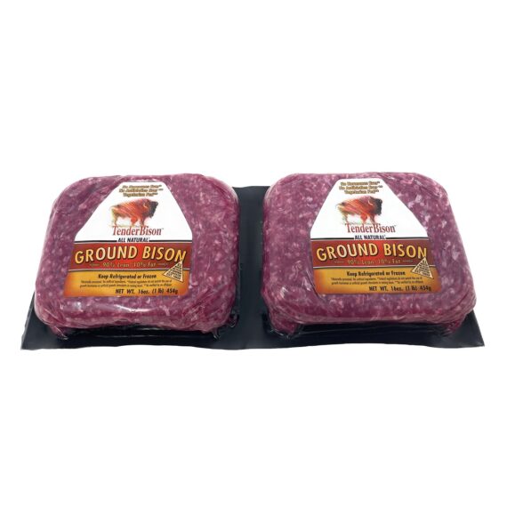 TenderBison All Natural Ground Bison - 90% Lean/10% Fat, 16 oz.