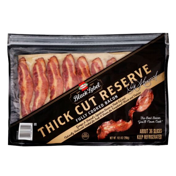 Hormel Black Thick Cut Fully Cooked Bacon, 10.5 oz./36 ct.