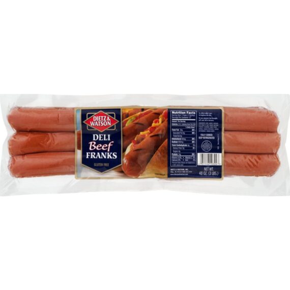 Dietz and Watson Deli Beef Franks, 3 lbs.