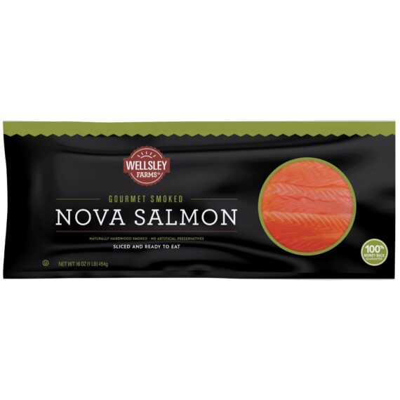 Wellsley Farms Gourmet Smoked Salmon, 1 lb.