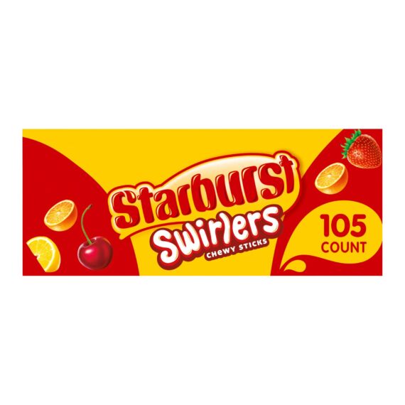 Starburst Swirlers Chewy Candy Sticks, 105 ct.