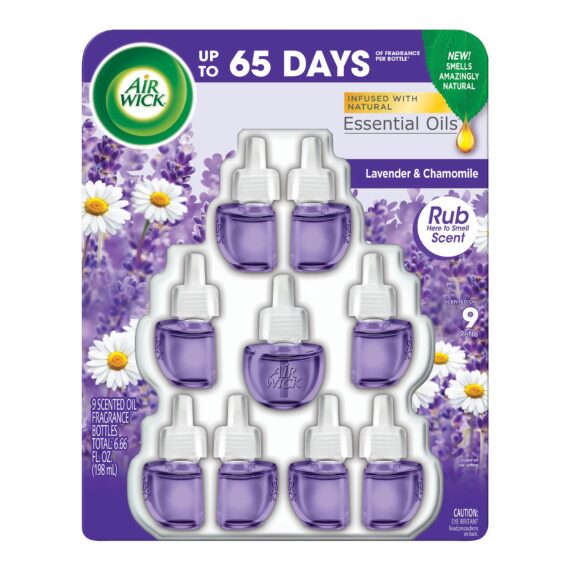 Air Wick Scented Oil Lavender & Chamomile Refill, 9 ct.