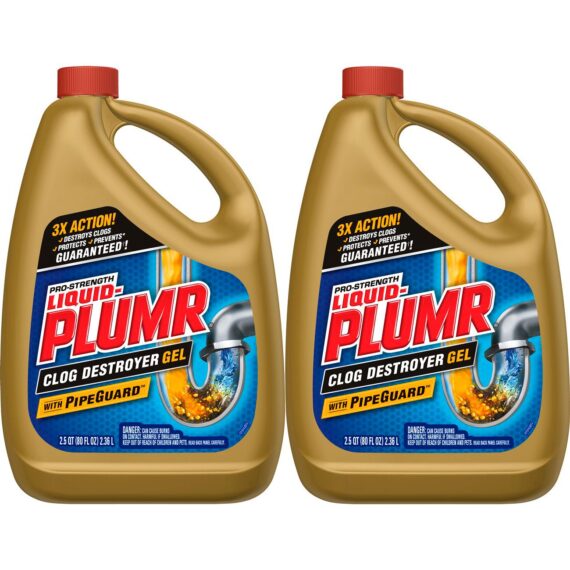 Pro-Strength Liquid-Plumr, 2 pk./80 oz.