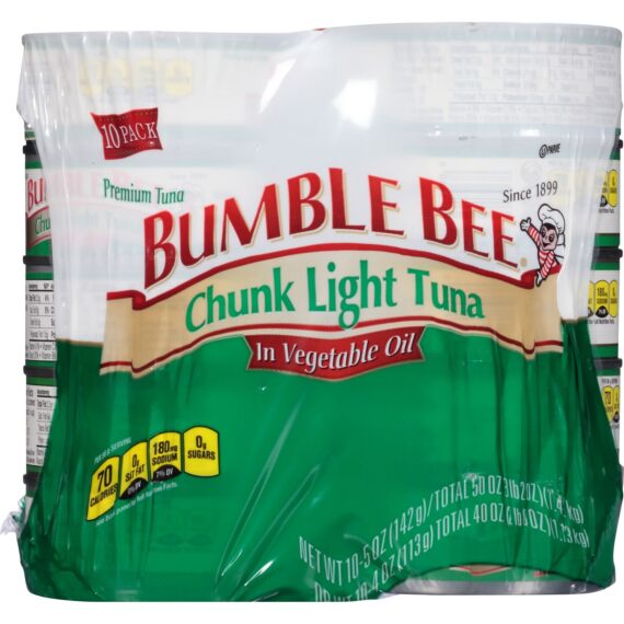 Bumble Bee Chunk Light Tuna in Oil, 10 pk./5 oz.