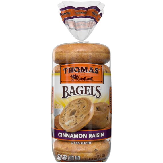 Thomas' Cinnamon Raisin Swirl Bagels, 20 oz.