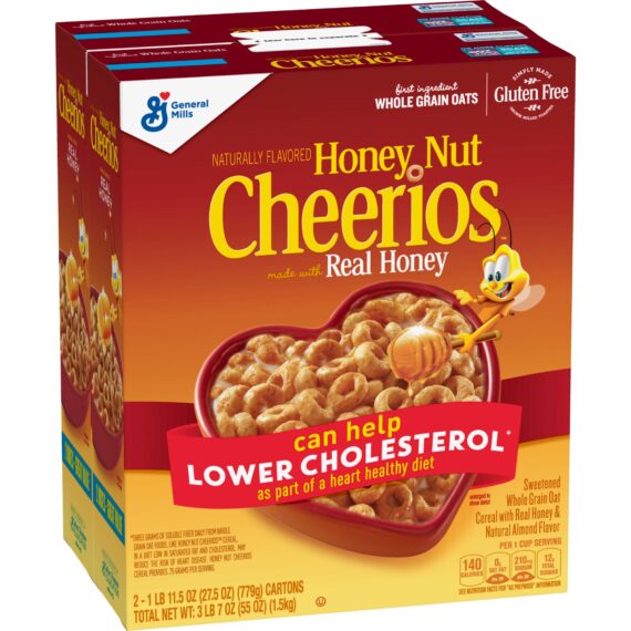 General Mills Honey Nut Cheerios, 55 oz.