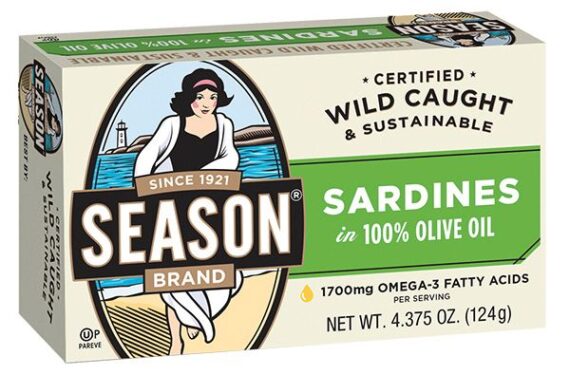 Season Wild Caught and Sustainable Fish Sardines, 10 pk./4.375 oz.