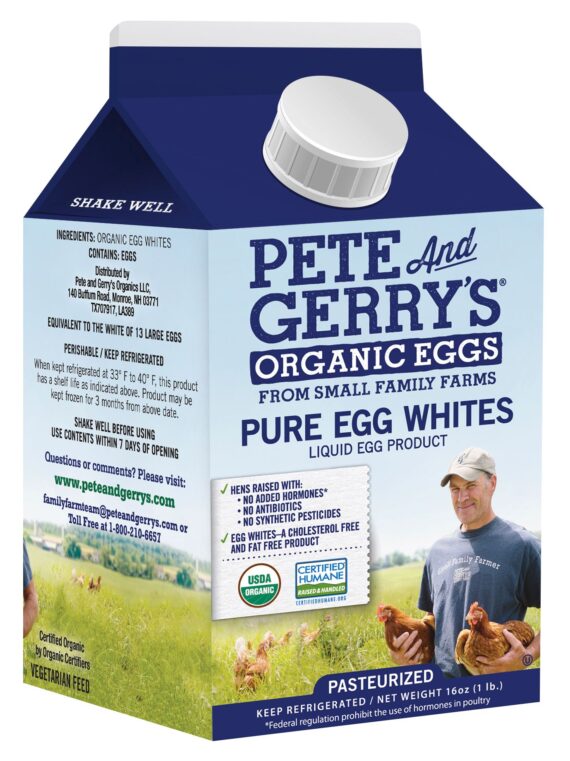 Pete and Gerry's Organic Liquid Egg Whites,2 pk./16 oz.