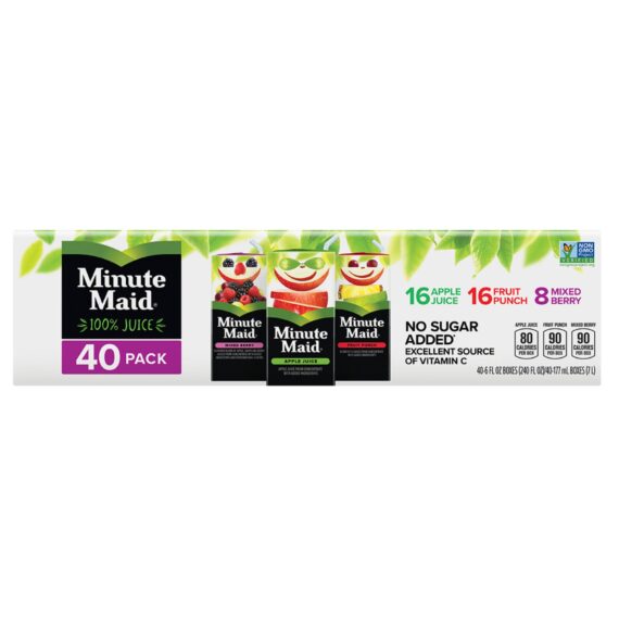 Minute Maid 100% Juice, 40 ct./6 oz.