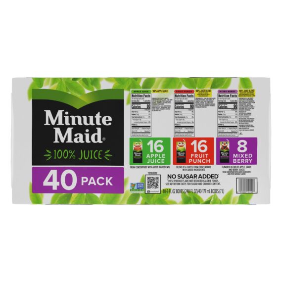 Minute Maid 100% Juice, 40 ct./6 oz.