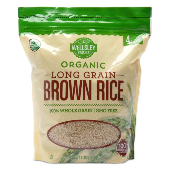 Wellsley Farms Organic Long-Grain Brown Rice, 4 lbs.