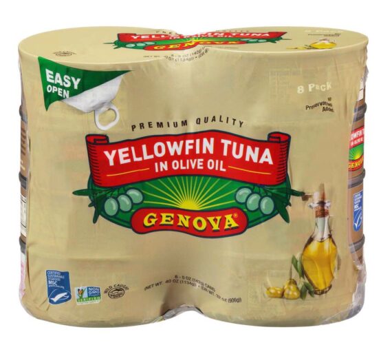 Genova Yellowfin Tuna in Olive Oil, 8 pk./5 oz.