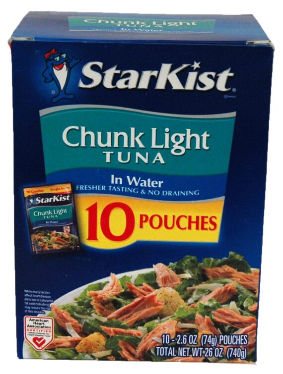 Starkist Chunk Light Tuna in Water Pouches, 10 ct./2.6 oz.