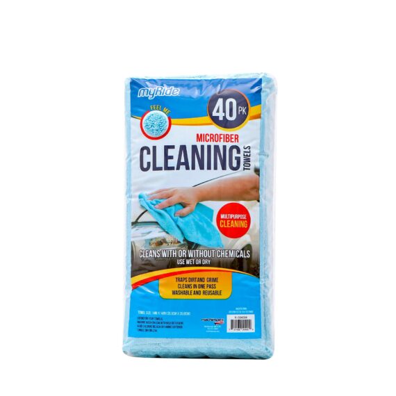 Microtex Lint-Free Microfiber Cleaning Towels, 40 pk.