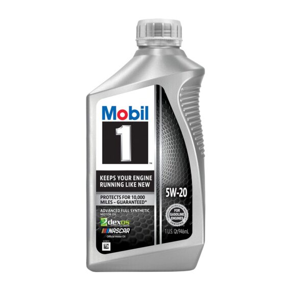 Mobil 1 Advanced Full Synthetic Motor Oil 5W-20, 6 pk./1 qt.