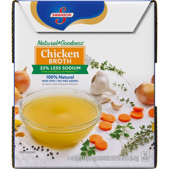 Swanson 100% Organic Chicken Broth, 6 ct./32 oz.