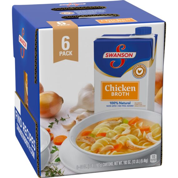 Swanson Chicken Broth, 6 pk./32 oz.