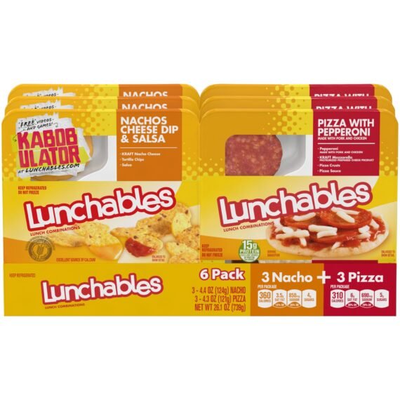 Oscar Mayer Pizza and Nachos Lunchables Variety Pack, 6 pk.