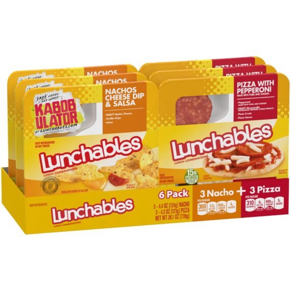 Oscar Mayer Pizza and Nachos Lunchables Variety Pack, 6 pk.