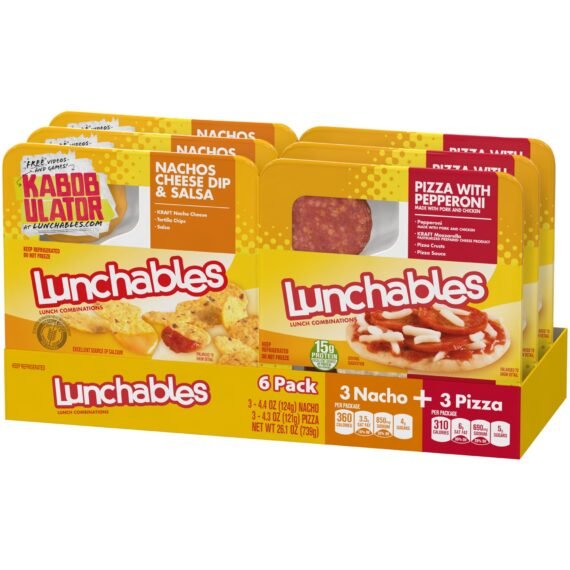 Oscar Mayer Pizza and Nachos Lunchables Variety Pack, 6 pk.