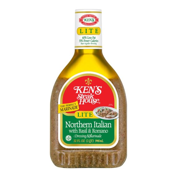 Ken's Steak House Lite Northern Italian Dressing & Marinade, 32 fl. oz.