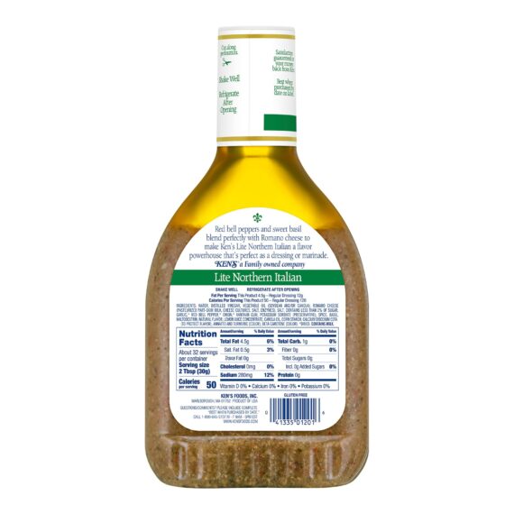 Ken's Steak House Lite Northern Italian Dressing & Marinade, 32 fl. oz.