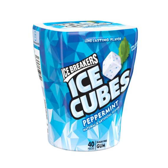 Ice Breakers Ice Cubes Peppermint Sugar-Free Gum, 4 pk./40 ct.