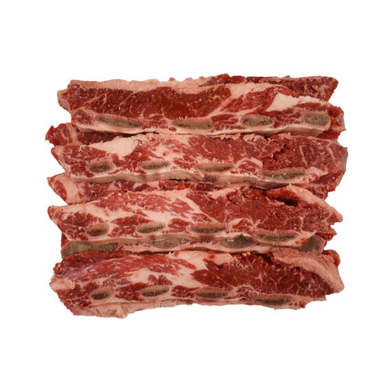 USDA Choice Flanken Style Beef Chuck Short Ribs, 2.75-3.25 lbs.