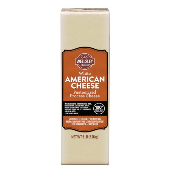 Wellsley Farms White American Sliced Deli Cheese, .75 - 1.25 lb.