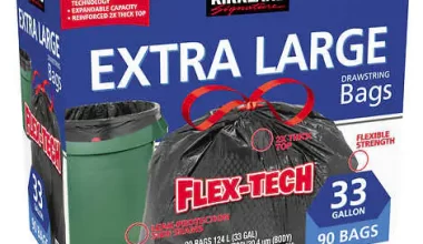 Kirkland Signature Flex-Tech 33-Gallon Trash Bag, 90 ct