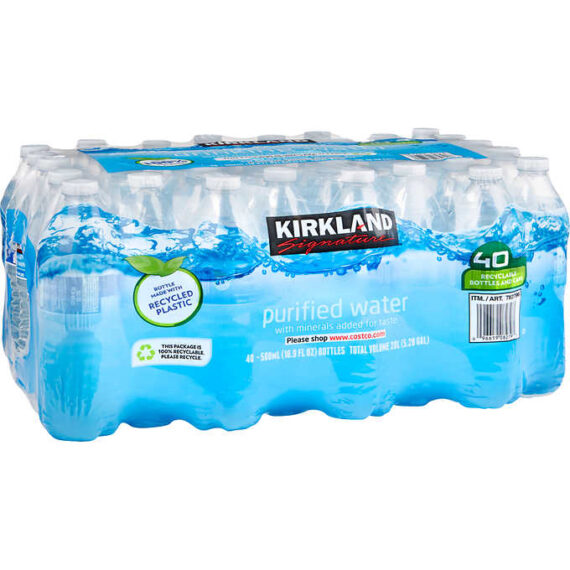 Kirkland Signature Purified Drinking Water, 16.9 fl oz, 40 ct