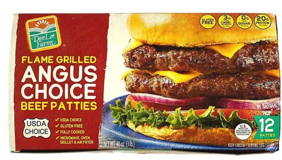 Don Lee Farms Angus Choice Patties 12/4oz, 3lbs