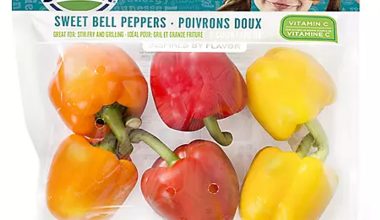 Mixed Bell Peppers Hothouse Grown 6 ct