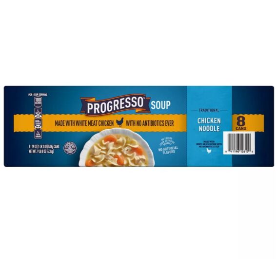 Progresso Ready-To-Serve Traditional Chicken Noodle Soup, 8 pk.