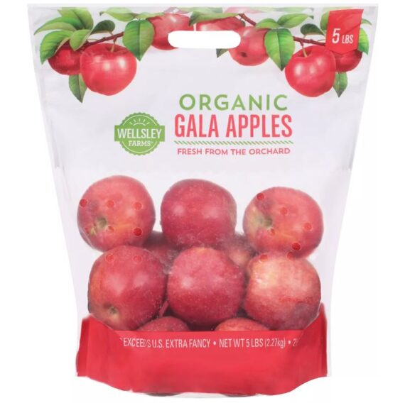 Wellsley Farms Organic Gala Apples, 5 lbs.