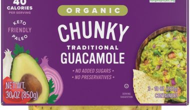 Good Foods Organic Chunky Guacamole, 3 x 10 oz