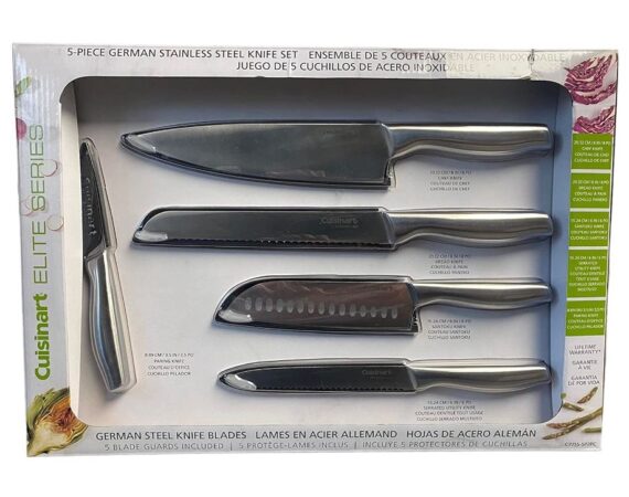 Cuisinart Stainless Steel 5 Knife Set 5 Piece