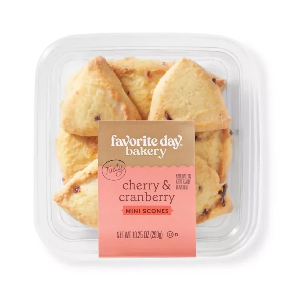 Favorite Day Cherry & Cranberry Mini Scones - 10.25oz