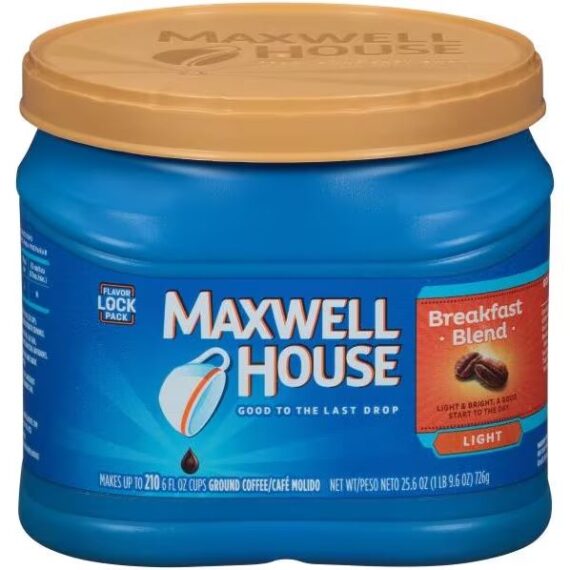 Maxwell House Breakfast Blend Ground Coffee