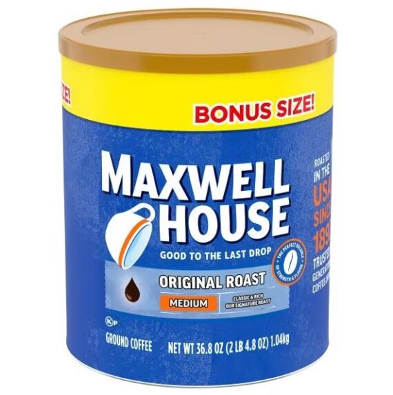 Maxwell House Coffee, Ground, Medium, Original Roast 30.6 oz (1 lb 14.6 oz) 867 g