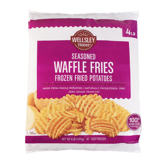 Wellsley Farms Seasoned Waffle Fries, 4 lbs.