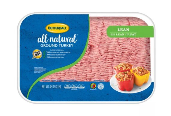 Butterball All Natural Fresh 93 7 Ground Turkey - 3lbs